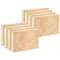 8 Pack: 12" x 8" Wood Rectangular Plaque by Make Market®
